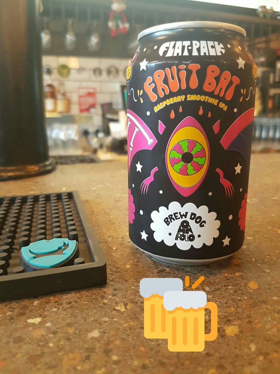 MyCheekyPint's tweet image. Finally opened this! 😍🍺🍇
Flat Pack Fruit Bat raspberry smoothie IPA 🍺🍇🍺🍇
Great tarty sour raspberry taste!

#brewdog #craftbeer #beer