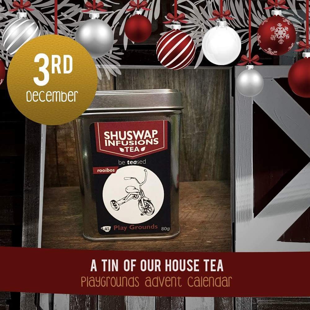 PlayGroundsPG's tweet photo. Play Grounds Cafe Advent Calendar! December 3rd prize: 1 tin of our house tea! Come in and play to enter #playgroundscafe #playgroundsadvent https://t.co/CQQQdelcFS