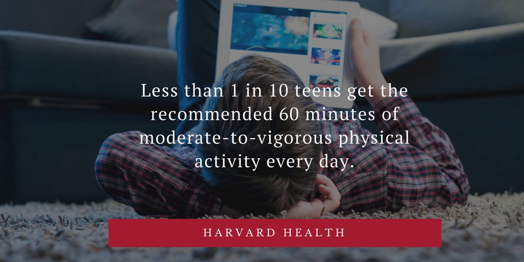 Less than 9% of youth get enough exercise. It's time to turn off the screens and get our kids moving. hvrd.me/iurK304BQYK <a href="/drClaire/">Dr Marian Claire Marinovic 🏴󠁧󠁢󠁥󠁮󠁧󠁿🇮🇲</a>