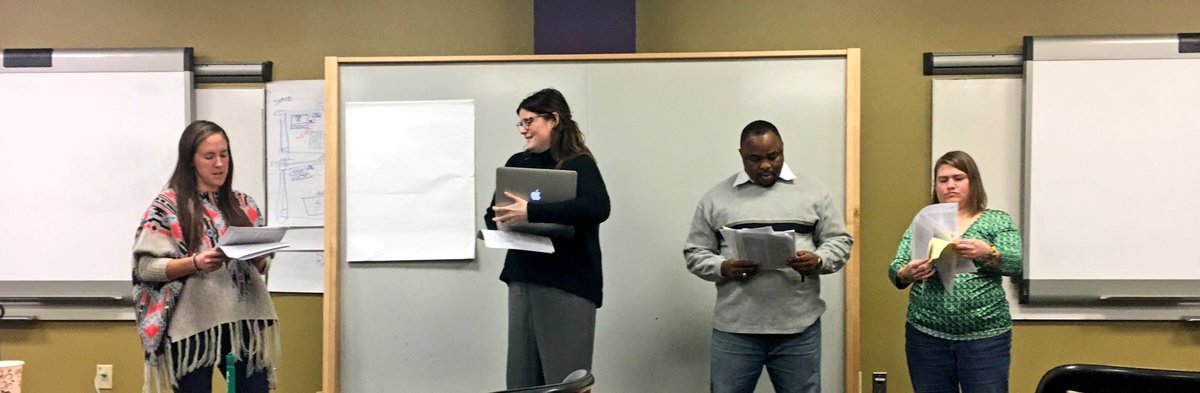 LipscombICM's tweet photo. Spent the afternoon in group presentations, introducing new articles & studies relating to conflict management #TweetsFromClass #ICM6053 https://t.co/c4YvSMvTSz