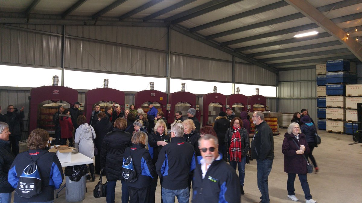 RodMGB's tweet photo. @kracres @CanadaOYF @philiplynn_ ice wine press house #ofy2016 https://t.co/aReuQLNdbW