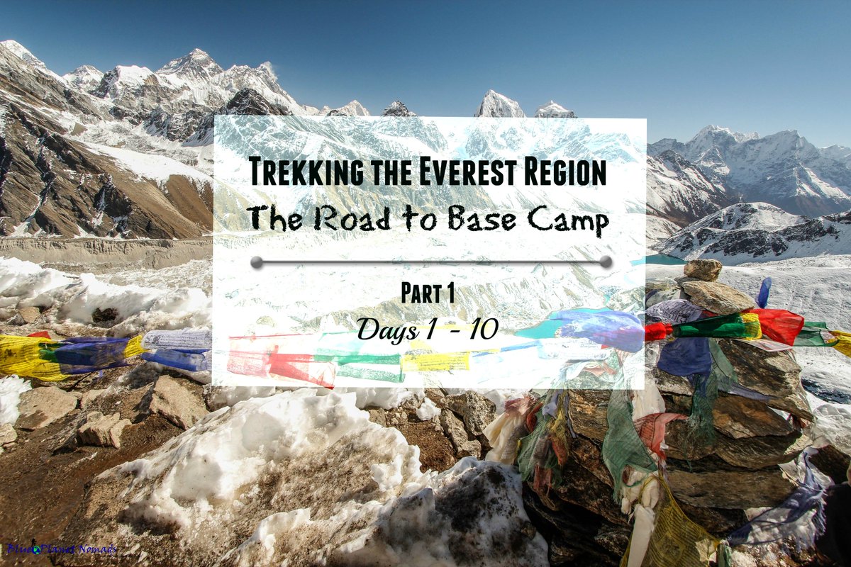 blueplanetnomad's tweet photo. New Post:  Part 1 of the challenges and rewards of trekking to Everest Base Camp via Gokyo Lakes https://t.co/BmoYQKmdAi #nepal #trekking https://t.co/6fEMoxzYHD