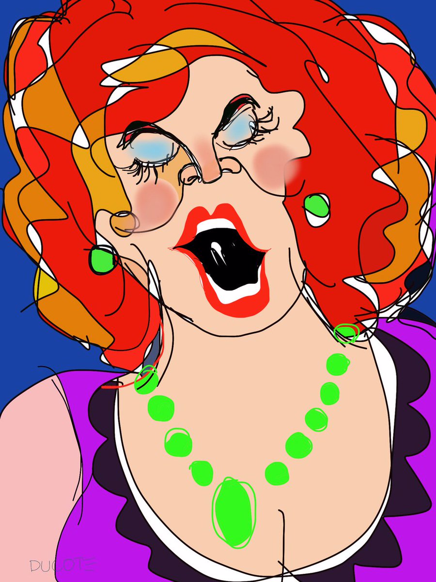 Frank Ducote's Diva 2 has found a new home for the holidays! #digitalart #diva #bloodstargallery #frankducote