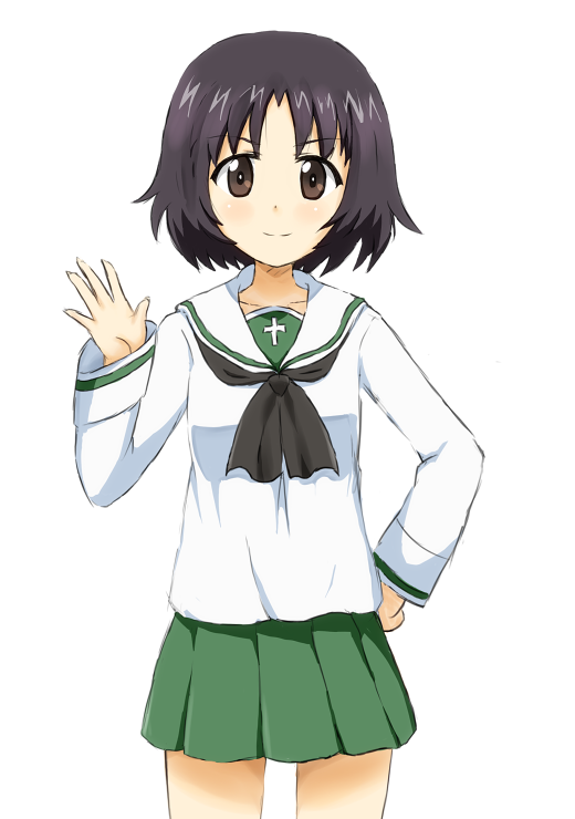 Ma 2 ガルパン アリーナ 大洗女子学園制服 長シャツのが似合うかなぁと思って変えました T Co Me4ueo3ohr Twitter