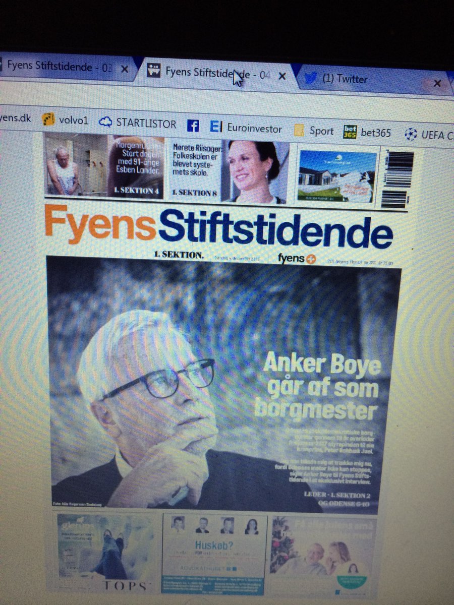 volmerfyens's tweet photo. Anker Boye går af som borgmester 1. januar. Peter Rahbæk Juel ny borgmester i Odense fra 1. januar. https://t.co/QRdBpoJgsh