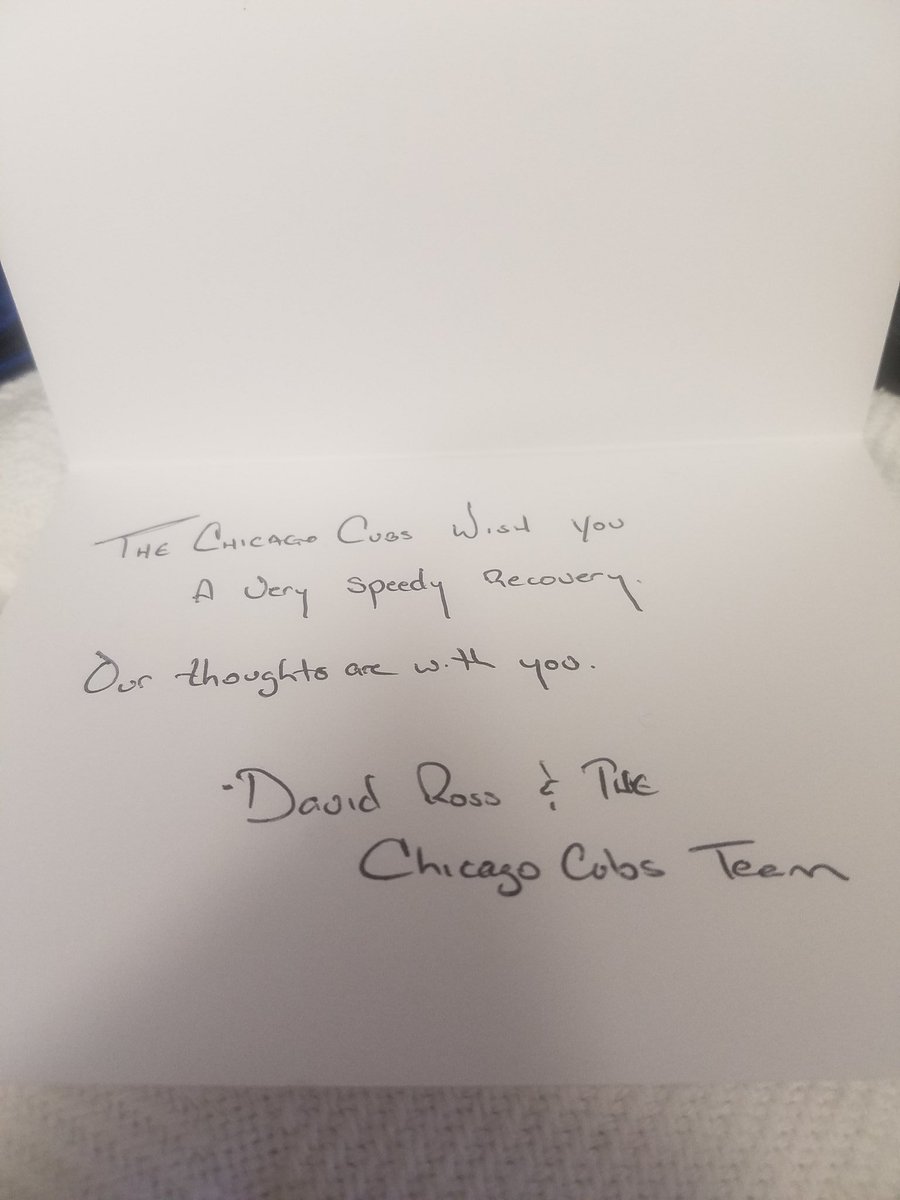 daniel_dub14's tweet photo. Shoutout to @D_Ross3 and the @Cubs for the letter and stuff. I love it!! #GoCubsGo https://t.co/DeLoiAXtdf