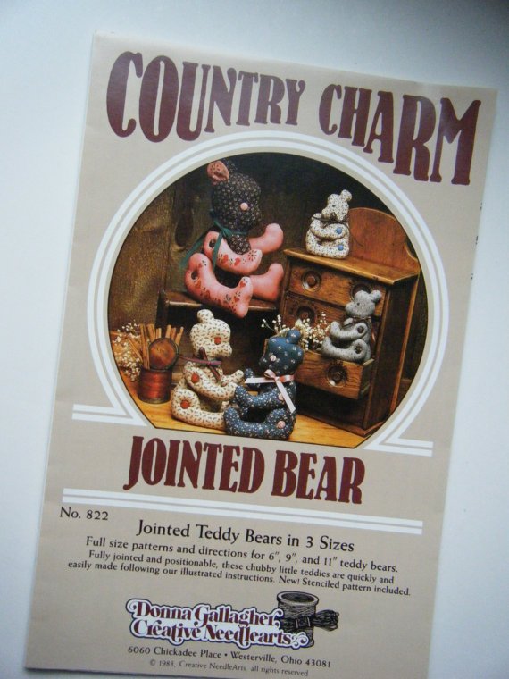 lizzibooonetsy's tweet image. Jointed Bear pattern etsy.me/2g5DS6O #etsy #jointedbear #bearpattern #sewingpattern #stuffedanimalpattern #sewing #teddybear