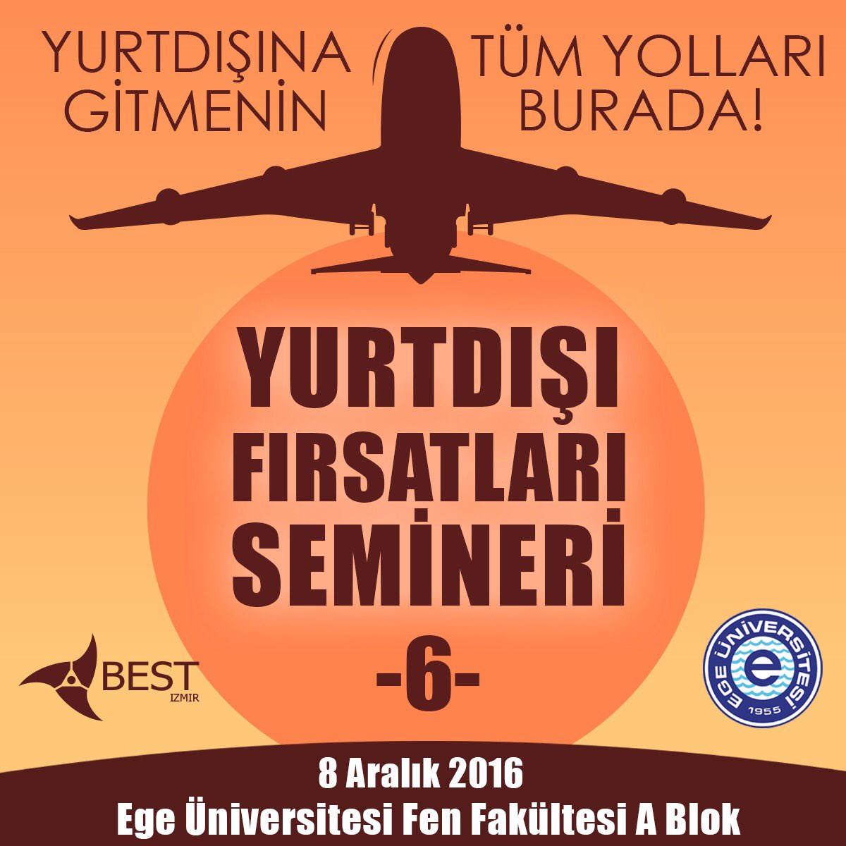 Sizleri Yurt Dışı Fırsatları Semineri'mize davet ediyoruz!