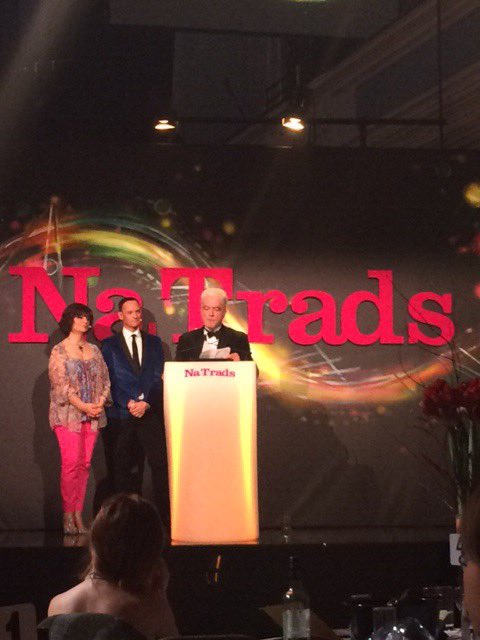 Rousing speech referencing the importance of young people being able to read &amp; appreciate Scots language Makars by <a href="/billykayscot/">Billy Kay</a> #NaTrads