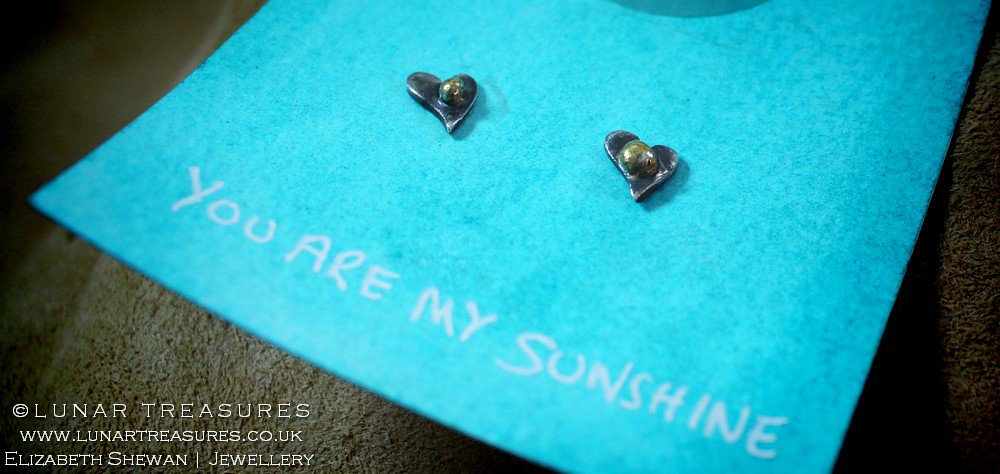 PsychicThursday's tweet photo. #STUD #earrings 'You are My Sunshine' Fine Silver 24 Carat Gold by LunarTreasuresShop #youaremysunshine https://t.co/J9cBnOZg1h via @Etsy https://t.co/8nGCrgIy3t