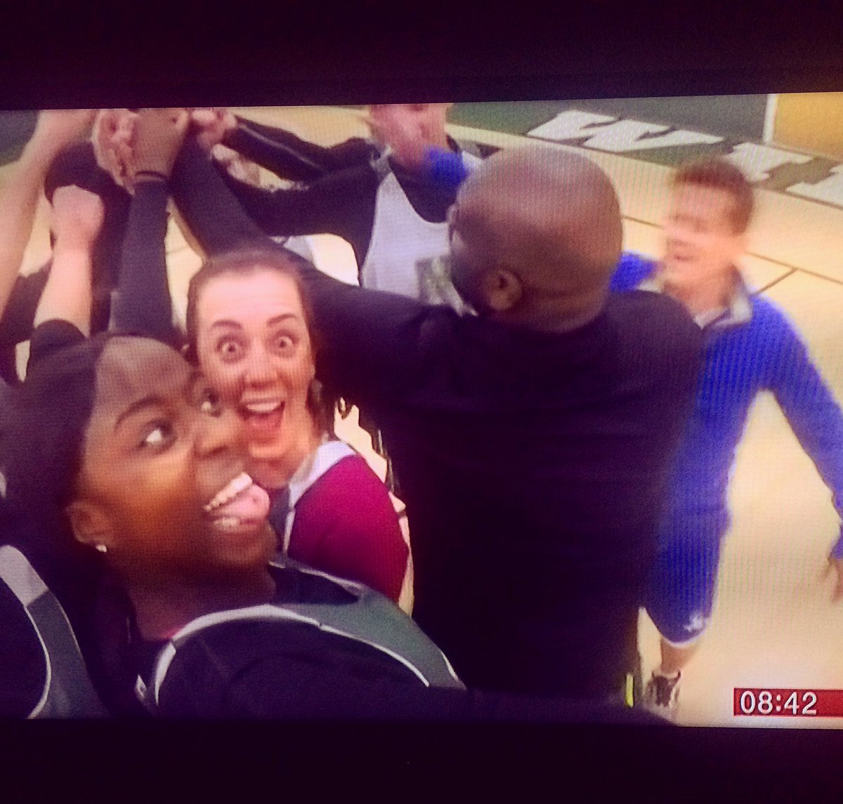 SiobhanPrior_4's tweet photo. When you're excited to make the cup final . . . #BBCselfie #ThisGirl πβ€οΈ @Nessa_Dasilva https://t.co/1xic1oYj2d