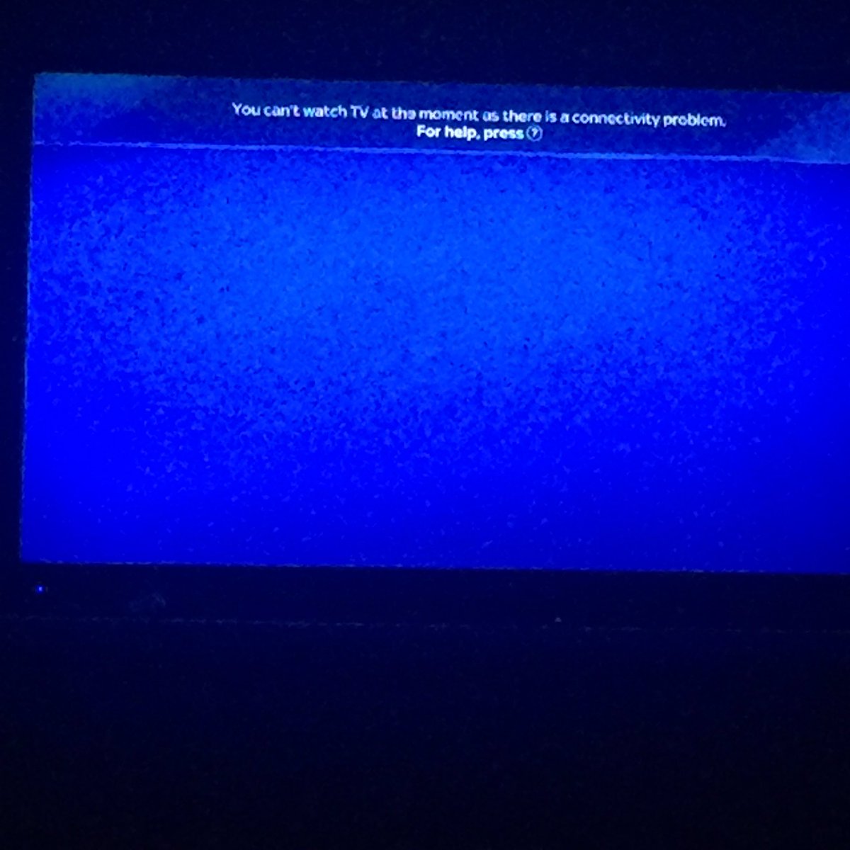 sjtwg's tweet photo. Spend my life staring at this message @SkyUK the worst internet connection ever!!! https://t.co/UjsljyP6Qy