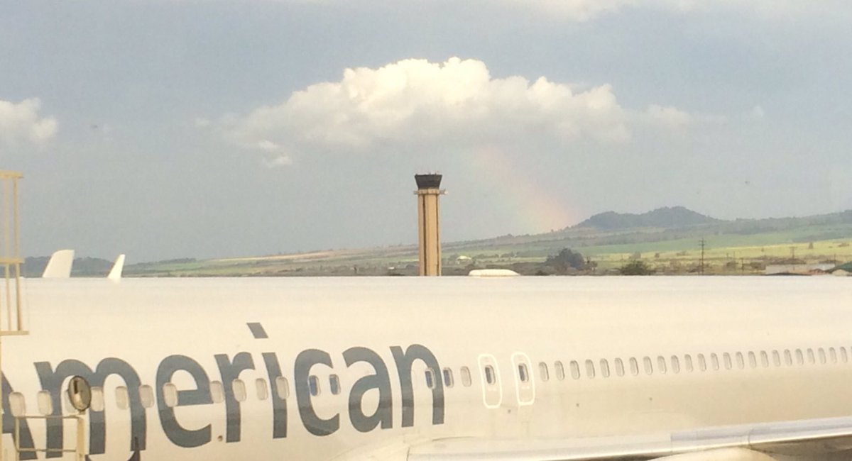 SelfEddie's tweet photo. American launches new fleet powered by steam and rainbows https://t.co/PZ4DkAMDTc