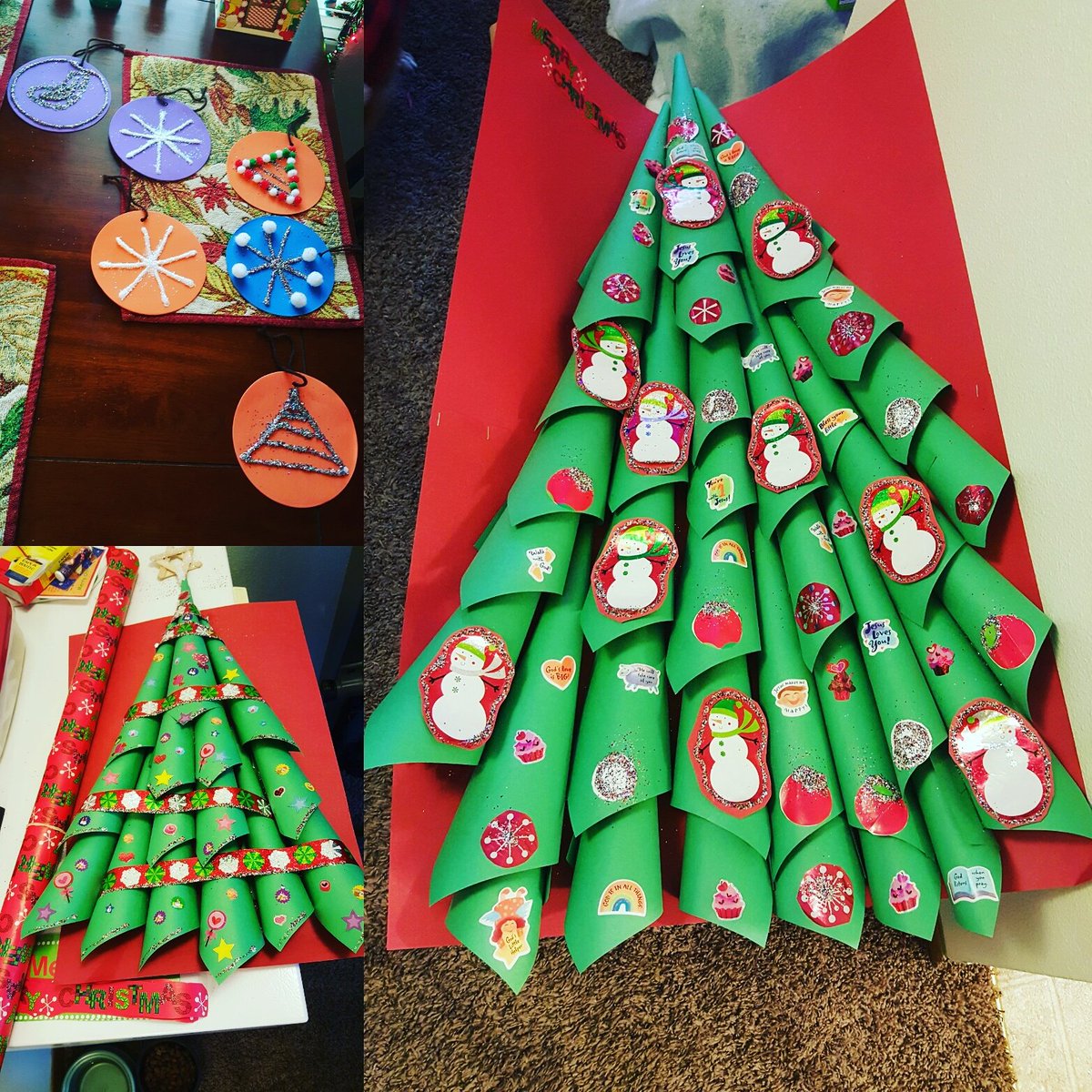 hernandezrebe72's tweet photo. I just made some decorations for my Sunday  kids class 🎄🎁😃 #christmas #decoration #church #kids https://t.co/t0na9HfuB6