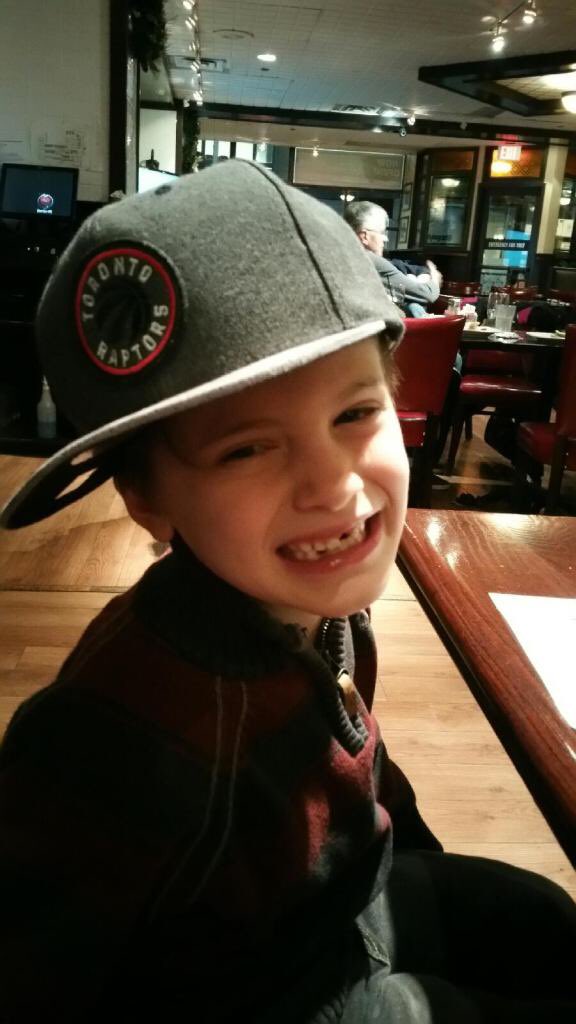FabGuzzo's tweet photo. @4KORNERS, I've got a fan of yours wondering if you'll be in the @Raptors house tonight!
#Raptor2017 #letsgetit https://t.co/BDPWxzqu3x