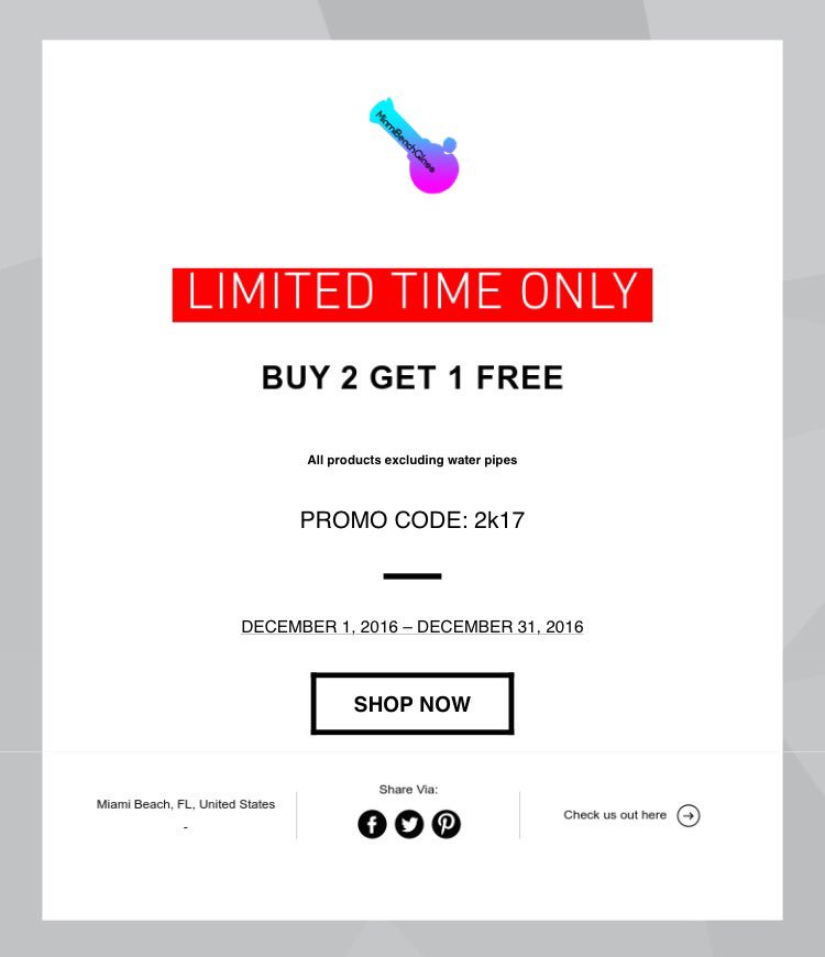 miamibeachglass's tweet image. Make sure you're subscribed to emails so you don't miss out on future deals and discounts! Subscribe now! #miamibeachglass