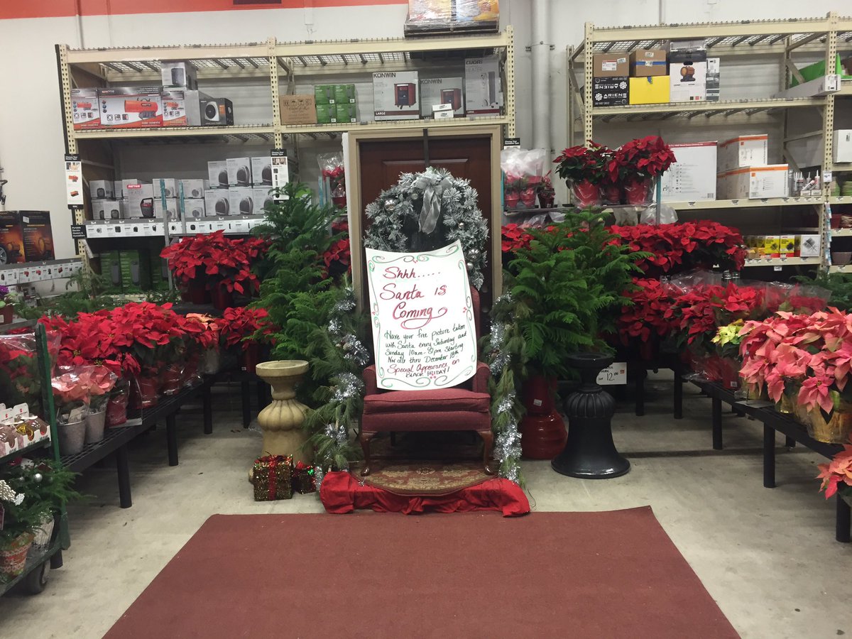 Easton PA Home Depot getting ready for Santa!! <a href="/ChristineTHD/">Christine Sweeney</a>