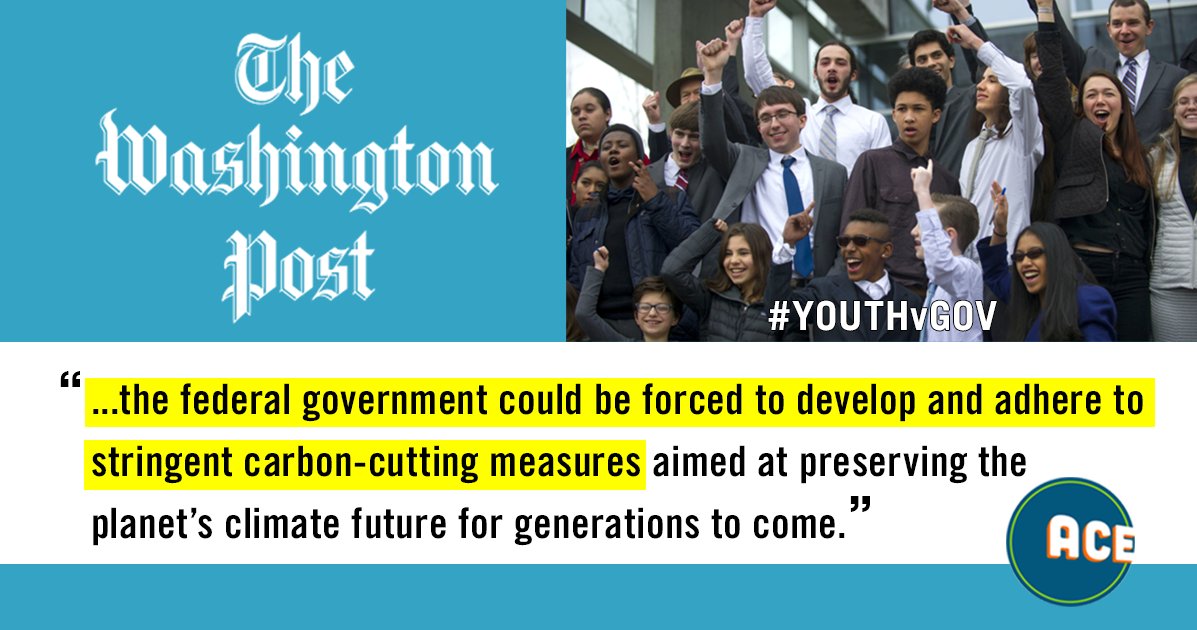 banginbizzle's tweet photo. .@washingtonpost explores the #YOUTHvGOV climate lawsuit, calling it the "biggest trial of the century."  - https://t.co/2WrTV3qGSV https://t.co/juOzzjPDcR