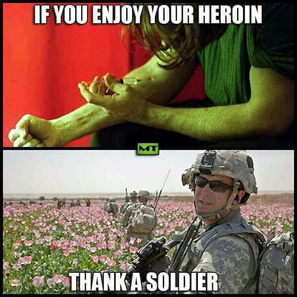 InformedGrey's tweet photo. The war in the middle east is not about freedom, its about establishing a central bank and robbing Gold, Oil, Drugs (GOD) #OpExpose #WakeUp https://t.co/dwk5ws3xDi