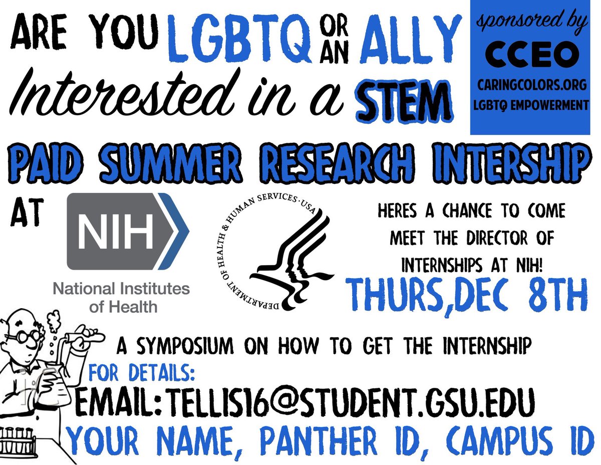 CaringColors's tweet photo. CALLING ALL HIGH SCHOOL, UNDERGRAD, AND GRAD LGBTQ SCIENTIST. Email the address above if interested https://t.co/nd5f07Ipib