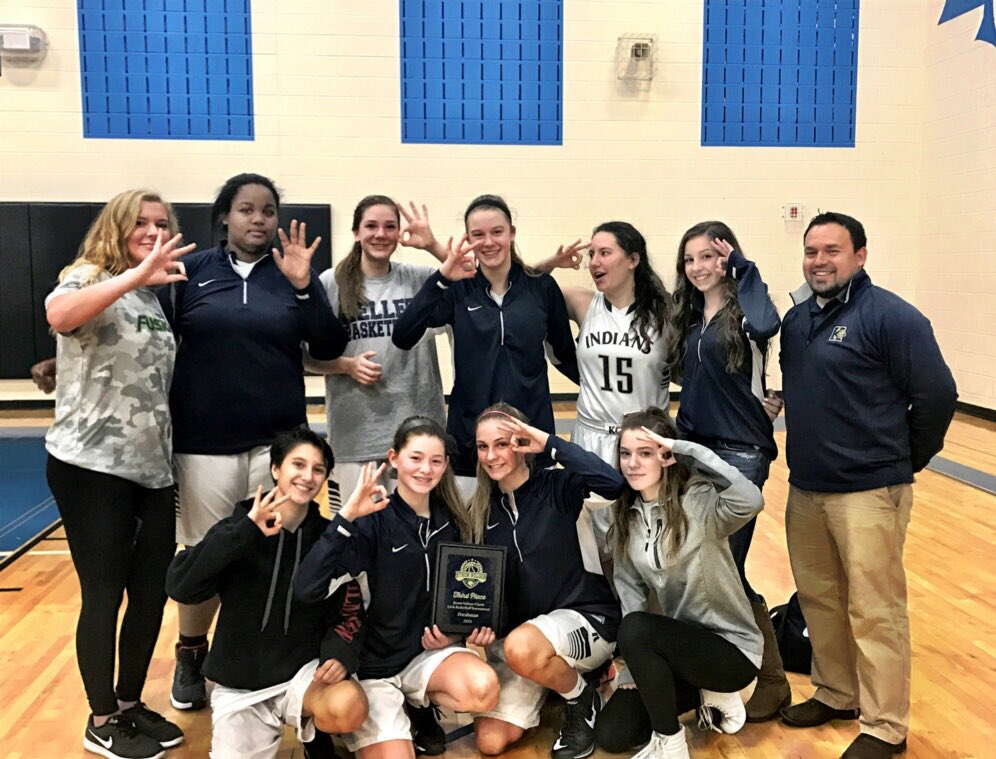 Extremely proud of these ladies for fighting through and earning 3rd place today! #ballislife 🏀🏆🏀