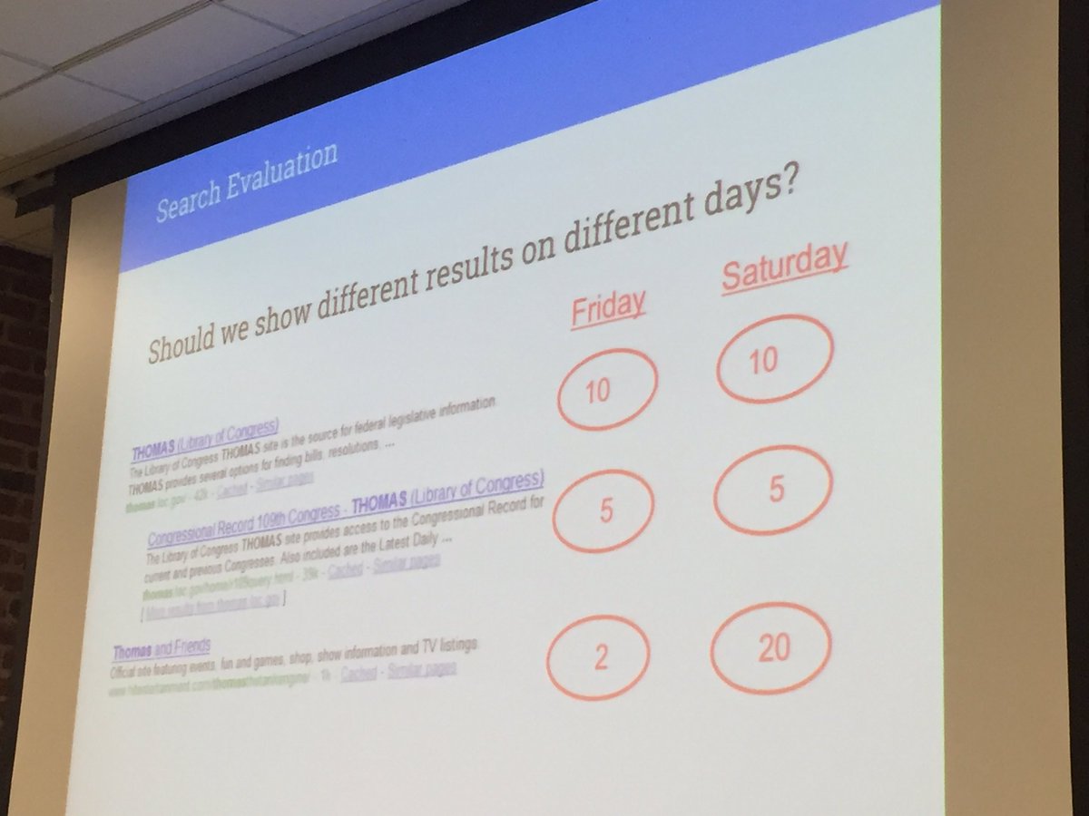techxpedition's tweet photo. #BigData #analytics @ #Google | evaluating search #algorithm by @sundardorairaj, #prodmgmt https://t.co/p8Y8vmZAct
