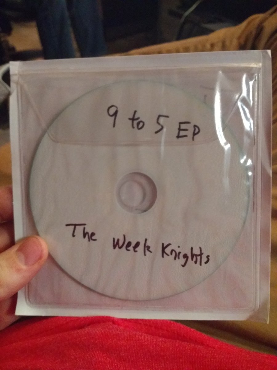 The first physical copy of our music! Coming your way soon.