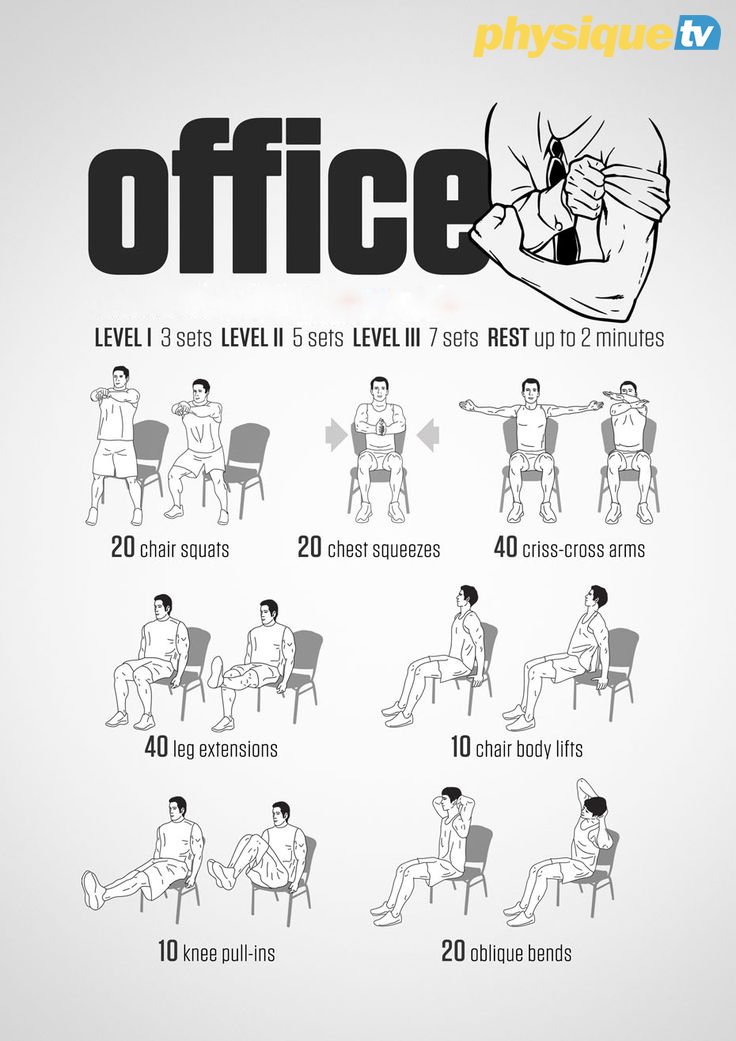 A week in the office has started! Don't let all the sitting get to you - fend it off with this simple office #exercise routine. #PhysiqueTV