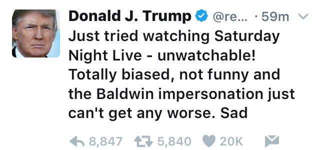 Well, @realDonaldTrump, consider the sack of shit poor @ABFalecbaldwin has to try to impersonate