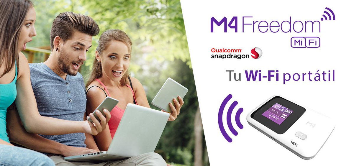 M4Connectivity's tweet photo. ¡Hacer proyectos escolares en equipo nunca fué tan fácil! Comparte tu red 4G con tus amigos estés donde estés con #M4Freedom #ViveConectado https://t.co/5YY17wRPCu