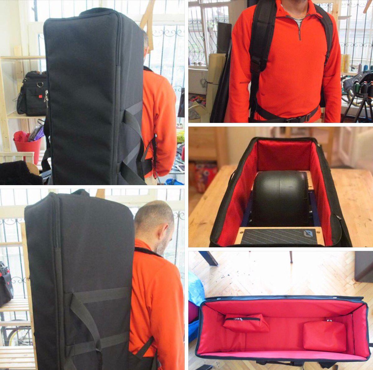 jimmers75's tweet photo. Latest production photos of bespoke travel/storage kit bags for @RideOnewheel and @BoostedBoards. Taking orders now https://t.co/TmjRf1Cz6Z