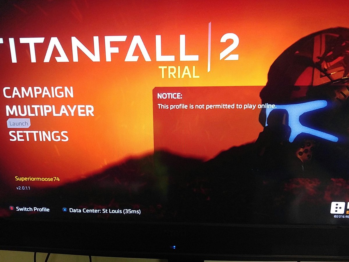 superiormoose's tweet photo. @zezroe @XboxSupport so I purchased the free month of Xbox live and now it says I need to purchase Xbox live again and I can't play titan 2 https://t.co/rKPexJUNOE