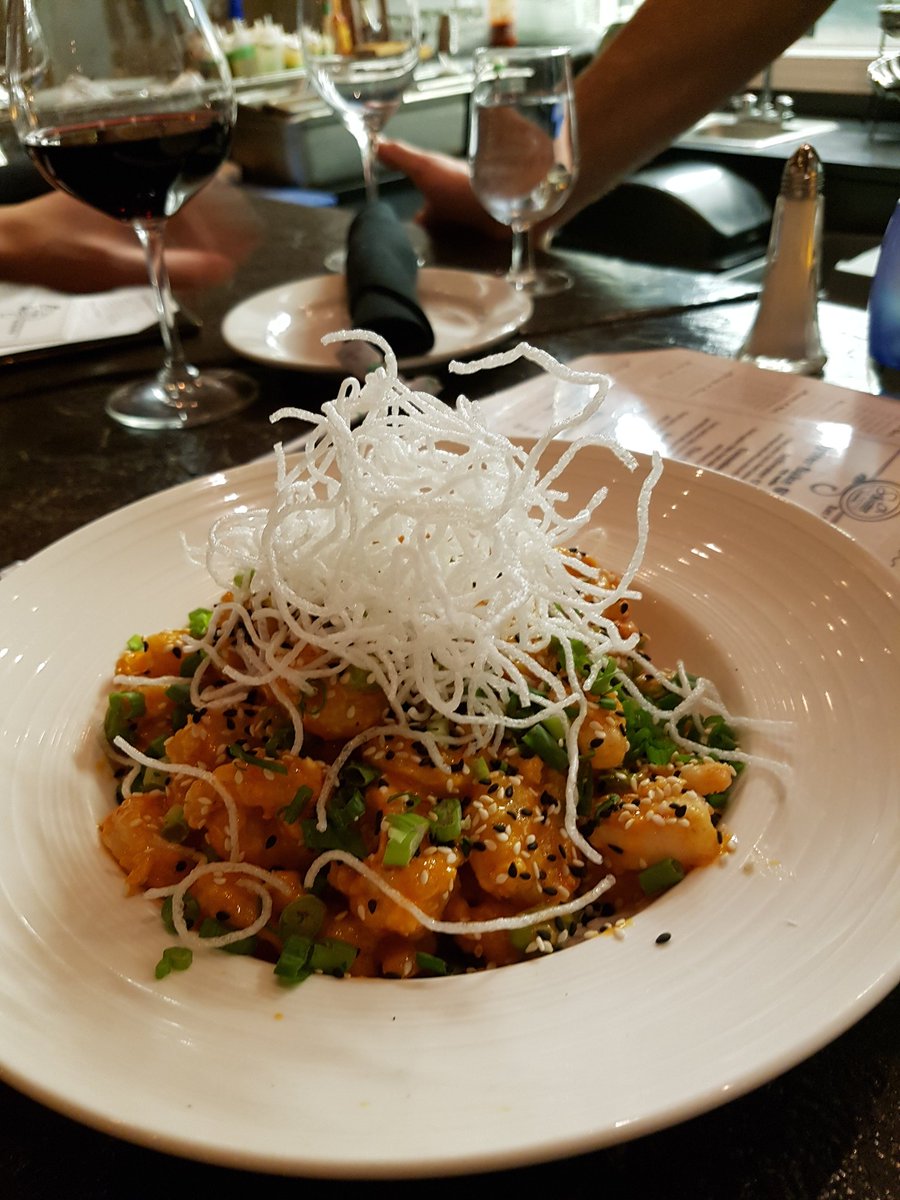 RandyFong_TD's tweet photo. Awesome fresh seafood in Whitefish  Montana! # Stillwaterfishhouse https://t.co/9WorYT1Lat