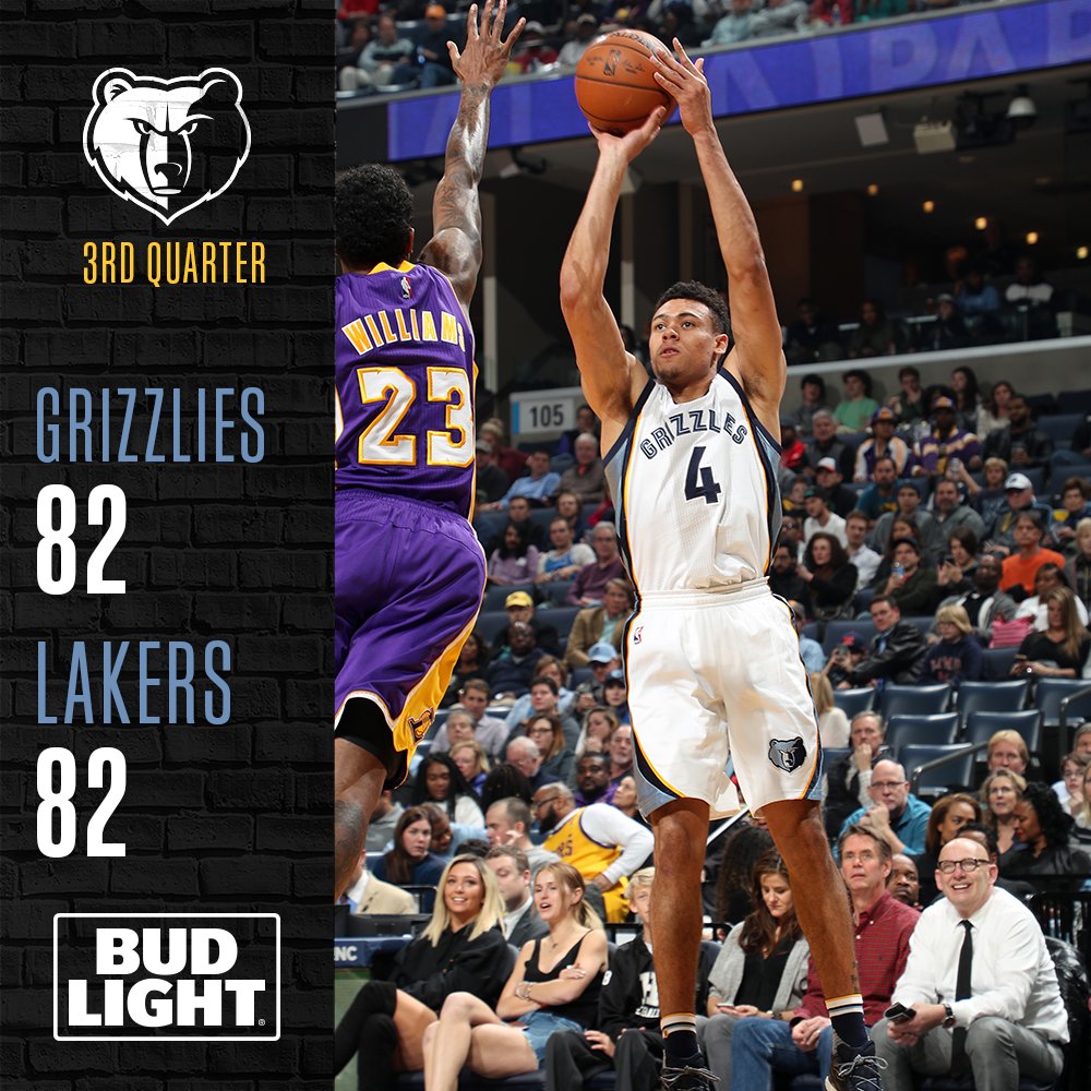 We're in for a fun finish, Grizz Nation.   #GrindCity https://t.co/c0qI6ZoMU3