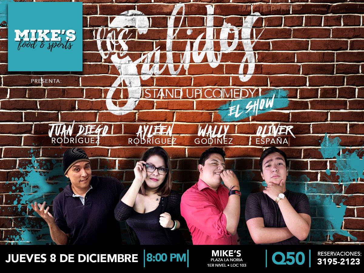 LosSalidos's tweet photo. #humorsalido este Jueves 08 en Mikes, La Noria. https://t.co/ZMqa0VwYJw