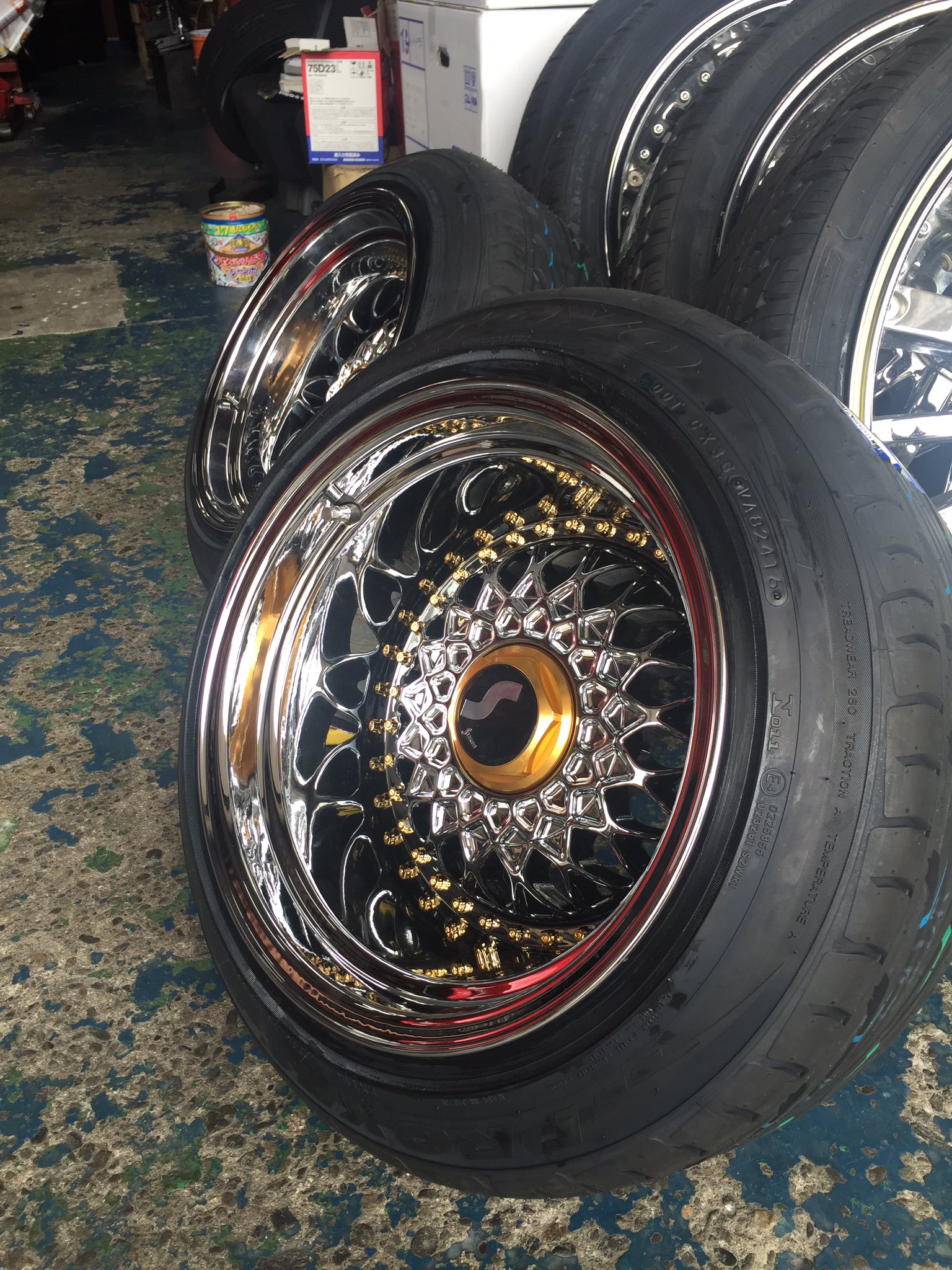BANZAI スタンスコンセプト ライジングサン JDM USDM 深リム 9j