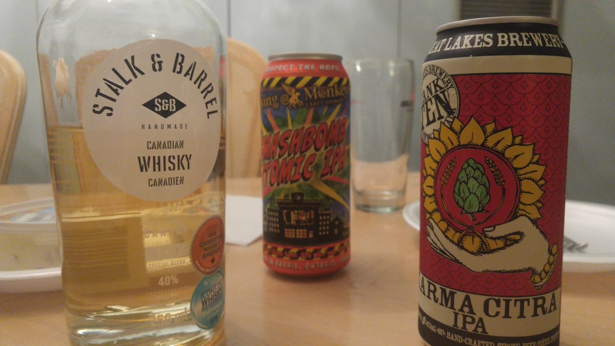 What are the #gentleman #drinking this weekend? <a href="/MalteseXX/">Ian wright</a> <a href="/StalkandBarrel/">Stalk & Barrel</a> @FlyingMonkeys <a href="/GreatLakesBeer/">Great Lakes Brewery 🇨🇦</a>