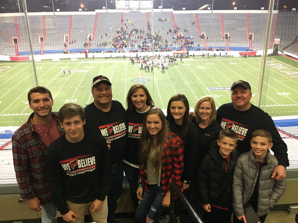 Congrats to the Cyclones and Coach Dawson on bringing the 6A State title back to the River Valley! #Cyclonepride