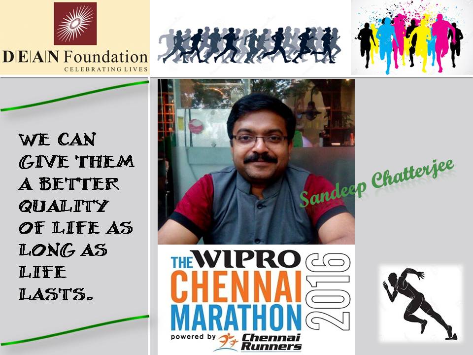 sandeep_chatter's tweet photo. #DEANFoundation #PalliativeCare #HospiceCare #HomeCare #Chennai #chennaimarathon #wiprochennaimarathon #runforcharity #twcm2016 https://t.co/TSZl3Z5Gkv