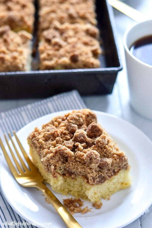 MyGFreeKitchen's tweet photo. This #GlutenFree Cinnamon Coffee Cake from @WhatTheForkBlog  is an easy make-ahead week-day breakfast idea! https://t.co/rnhFf9uovA https://t.co/h2L9Fmi8h7