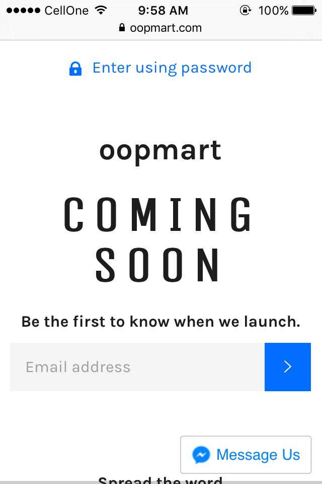 oopmart's tweet image. Be first to know our launch subscribe oopmart.com #ecommerce #comingsoon #waitover