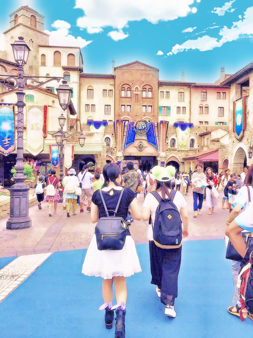 石黒千尋 4月vtuberデビュー予定 在 Twitter 上 写真がイラスト風になるアプリを発見したので使ってみたら物凄く哀愁のある写真になった 前回ディズニーに行った時の写真を加工するとこうじゃ 写真加工技術凄い T Co Uu4curdakz Twitter