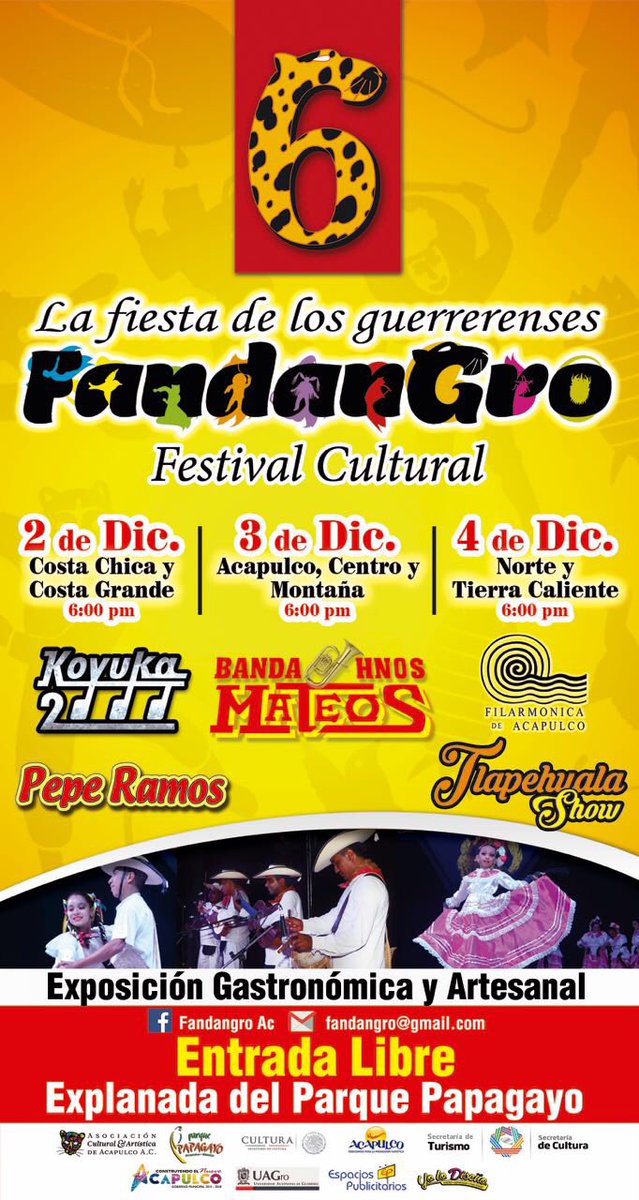 eleazarglezm's tweet photo. #FandanGro2016 la cultura del estado de Guerrero hecha arte en Acapulco. Domingo último día. https://t.co/ZH9e2ZyqzE