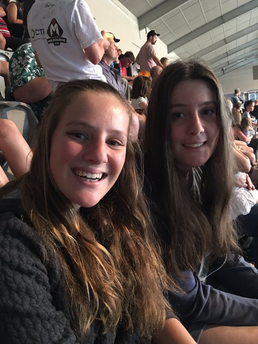 daledixon's tweet photo. Lizzy &amp; Jen as basketball #WeAreMelbourne https://t.co/htRc3AcM6B