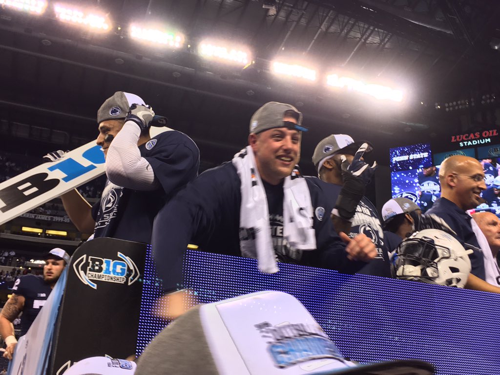 PennStateFball's tweet photo. .@B1Gfootball CHAMPS. #WEARE https://t.co/9TfvVnLNUm