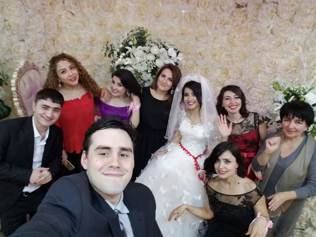 Happy Wedding Gunel!! It was an honor to attend your wedding, my first in Azerbaijan, with my coworkers. #Azerbaijan #Baku #americanabroad