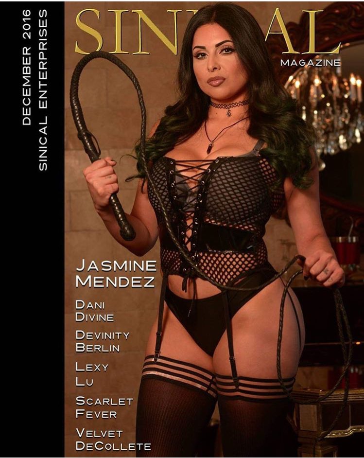 LaughingLatina's tweet photo. Another cover graced by my beauty 

Tribute $60 for your signed copy of my @Sinister_Miss mag cover 

Amazon gc JasmineMendez@yahoo.com https://t.co/8xgNyCeUoh
