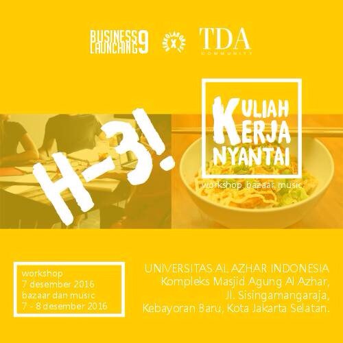 HY GUYSSS!!! H-3 nihhhh. Yuk yg belum beli tiket buruan contact langsung ya ke desi / mona. Let's buy a ticket guys!