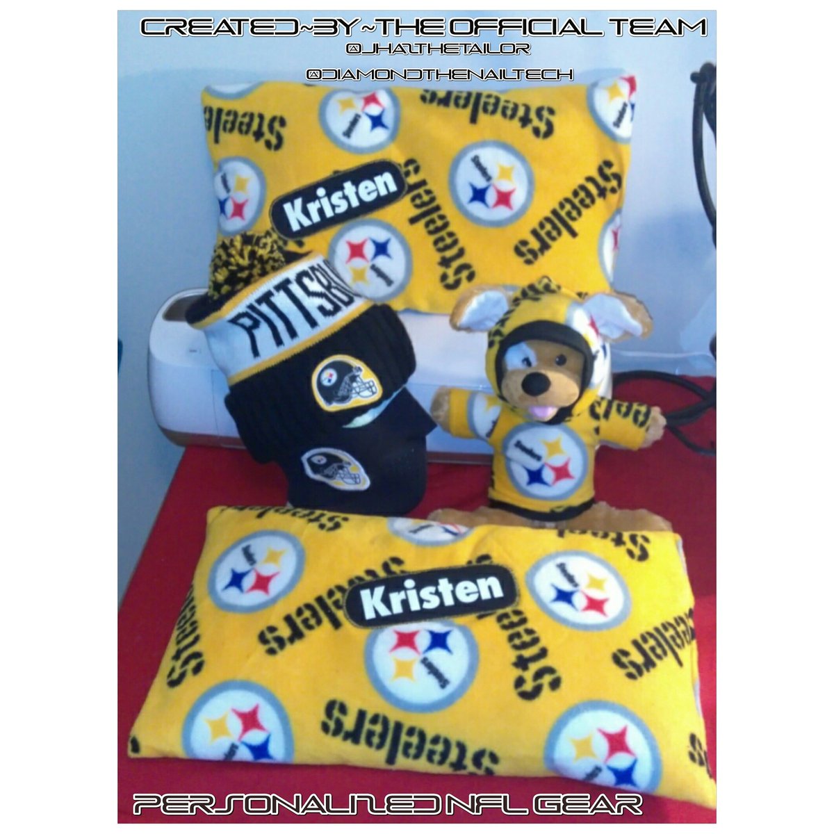 DiamondNailTech's tweet image. PERSONALIZED CUSTOM NFL GEAR ~BY~DC'S OFFICIAL TEAM @JhazTheHatman &amp;amp;@DiamondNailTech