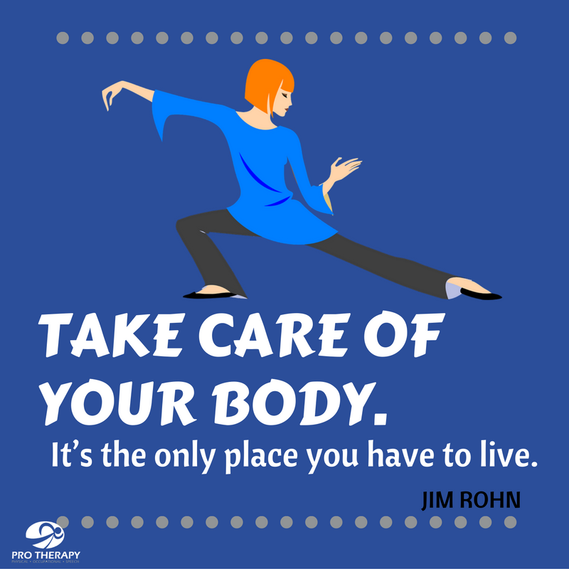 Protherapyms's tweet photo. "Take care of your body. It’s the only place you have to live." --Jim Rohn https://t.co/wiucVT5oyd